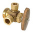 1/2" FIP x 1/2" OD Compression x 1/4" OD Compression Angle Supply Stop (Rough)