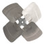 16" Aluminum 4 Blade Fan Blade, CW, (33° Pitch)