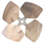18" Aluminum 4 Blade Hubless Fan Blade (33° Pitch)