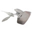 18" Aluminum 4 Blade Hubless Fan Blade, CW, (33° Pitch)