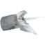 22" Galvanized Steel 4 Blade Fixed Hub Fan Blade, CCW (28° Pitch)