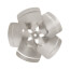 18" Aluminum 5 Blade Hubless Fan Blade, CW (27° Pitch)