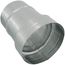 5" x 4" Master Flow 30 GA Round Reducer