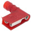 0.80" x 0.71" Nylon Insulated Open Top 90-Degree Flag Female Disconnect, 0.250" x 0.32" Tab, 22-18 AWG
