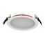 15 Watt, 6" LED Wafer Recessed Fire Resistant Downlight, Black Finish, FWAFER6B