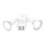38 Watt Motion Sensor Security Light Kit w/ 2 CCT-Selectable PAR38 Bulbs, White, GT500RW/L