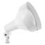 150 Watt Bell Shaped Par Floodlight Fixture, White, H101W