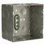 4-11/16" Square Box, 3-1/4 Knockouts, 260