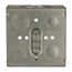 4-11/16" Square Box, 3-1/4 Knockouts, 260