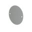 4" Metallic Round Blank Cover, Box Mount, 5374-0