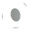 4" Metallic Round Blank Cover, Box Mount, 5374-0