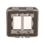 2-Gang Extra-Duty Weatherproof While-in-use Low Profile Electrical Cover, ML2500G