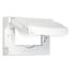 1-Gang Flip Metallic Heavy-Duty Weatherproof Outlet Cover, Vertical/Horizontal, White, MX1250W