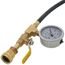 Pressure Boosting Tool  w/ 100 psi Steel Liquid-Filled Gauge, 1/16" Fluid Injector Needle & 3/4" FHT Swivel