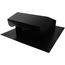 RC12P Roof Cap, Black Painted Steel, 12" Duct