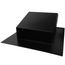 RC12P Roof Cap, Black Painted Steel, 12" Duct