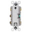 Radiant Single-Pole/3-Way Switch & Tamper-Resistant Receptacle, 15A, NEMA 5-15R - Ivory (120V)