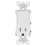 Radiant Single-Pole/3-Way Switch & Tamper-Resistant Receptacle, 15A, NEMA 5-15R - Ivory (120V)