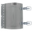 9" x 8" Galvanized Round Duct Access Door
