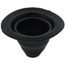 Closed to 1-7/8" Round Universal Master Flash for Metal Roofs, Model #1 (Black EPDM)