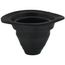 Closed to 1-7/8" Round Universal Master Flash for Metal Roofs, Model #1 (Black EPDM)