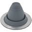 Closed to 1-7/8" Round Universal Master Flash for Metal Roofs, Model #1 (Dark Gray EPDM)