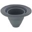 Closed to 1-7/8" Round Universal Master Flash for Metal Roofs, Model #1 (Dark Gray EPDM)