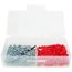 #6 Red Conical Anchor Kit w/ Pan Head Combo Drive Screws