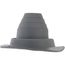 1-1/4" to 3" Round Universal Master Flash for Metal Roofs, Model #2 (Dark Gray EPDM)