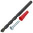#8 Red Conical Anchor Kit w/ Pan Head Combo Drive Screws