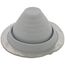 Closed to 5" Round Universal Master Flash for Metal Roofs, Model #3 (Gray EPDM)