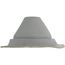 Closed to 5" Round Universal Master Flash for Metal Roofs, Model #3 (Gray EPDM)