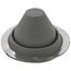 Closed to 5" Round Universal Master Flash for Metal Roofs, Model #3 (Gray High Temperature Silicone)