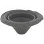 Closed to 5" Round Universal Master Flash for Metal Roofs, Model #3 (Gray High Temperature Silicone)