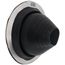 2-1/4" to 6-1/4" Round Universal Master Flash for Metal Roofs, Model #4 (Black EPDM)