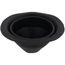 2-1/4" to 6-1/4" Round Universal Master Flash for Metal Roofs, Model #4 (Black EPDM)