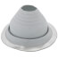 2-1/4" to 6-1/4" Round Universal Master Flash for Metal Roofs, Model #4 (Gray EPDM)