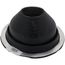 3-1/2" to 7-3/4" Round Universal Master Flash for Metal Roofs, Model #5 (Black EPDM)
