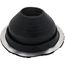 3-1/2" to 7-3/4" Round Universal Master Flash for Metal Roofs, Model #5 (Black EPDM)