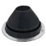 5" to 9" Round Universal Master Flash for Metal Roofs, Model #6 (Black EPDM)