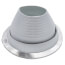 5" to 9" Round Universal Master Flash for Metal Roofs, Model #6 (Gray EPDM)
