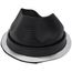 6" to 11" Round Universal Master Flash for Metal Roofs, Model #7 (Black EPDM)