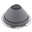 6" to 11" Round Universal Master Flash for Metal Roofs, Model #7 (Gray High Temperature Silicone)