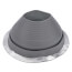 6" to 11" Round Universal Master Flash for Metal Roofs, Model #7 (Gray High Temperature Silicone)
