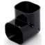 2.75" 90-Degree Slimduct Vertical Elbow (Black)