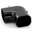 5.5" 90-Degree Slimduct Flat Elbow (Black)