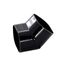 5.5" 45-Degree Slimduct Vertical Elbow (Black)