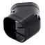 2.75" 45-Degree Slimduct Flat Elbow (Black)