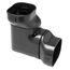 2.75" Slimduct Twist Elbow (Black)