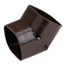 2.75" Slimduct 45° Vertical Elbow (Brown)